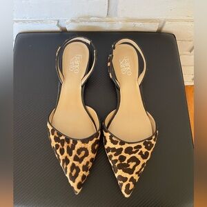 Franco Sarto leopard print flats